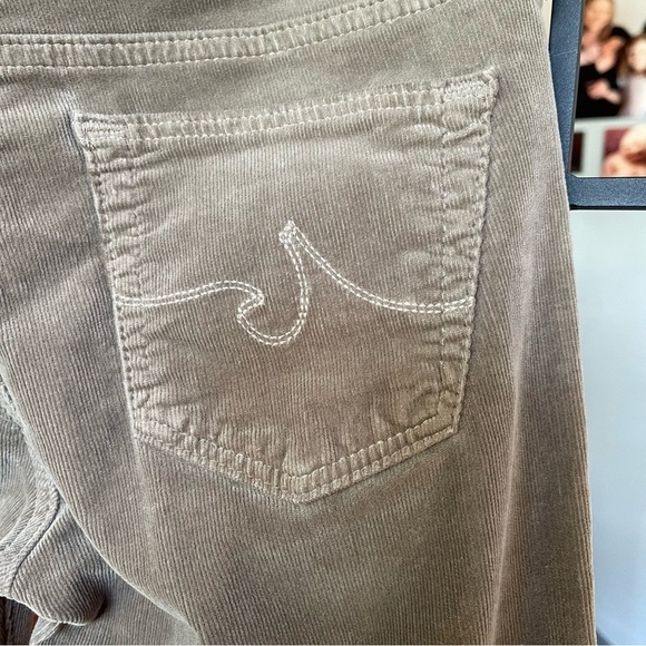 Anthropologie AG The Stevie Ankle Corduroy Jeans Size 25 R Grey Slim Straight - Picture 8 of 11